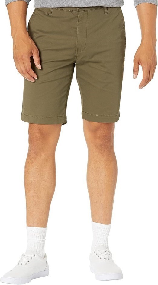 LEVI'S Men's XX Chino Shorts, Size 34, 98% Cotton, Olive Night (0057), 8522