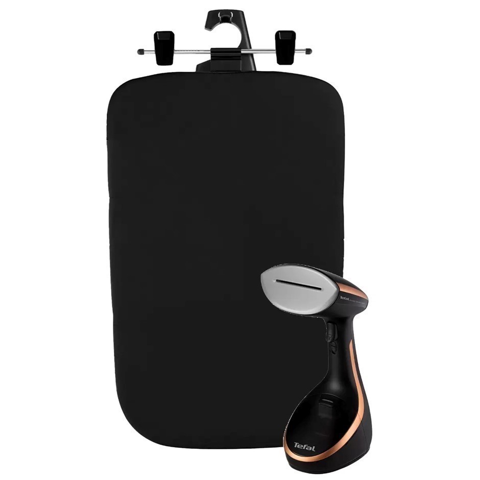 TEFAL Access Steam Care Handheld Garment Steamer, Black Gold, Model DT9120.