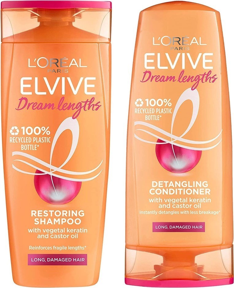 LOREAL ELVIVE Dream Lengths Restoring Shampoo & Super Detangling Conditione