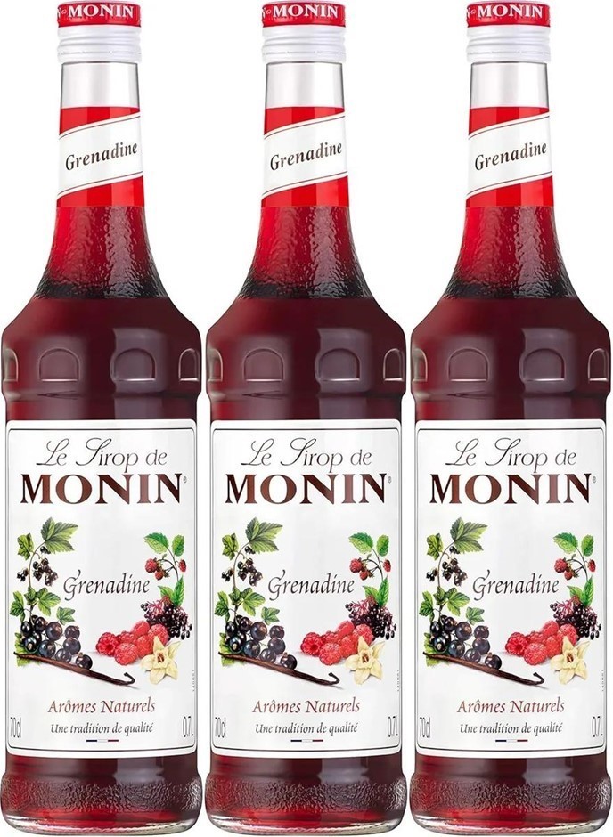 2 x MONIN Grenadine Syrup, 700ml.