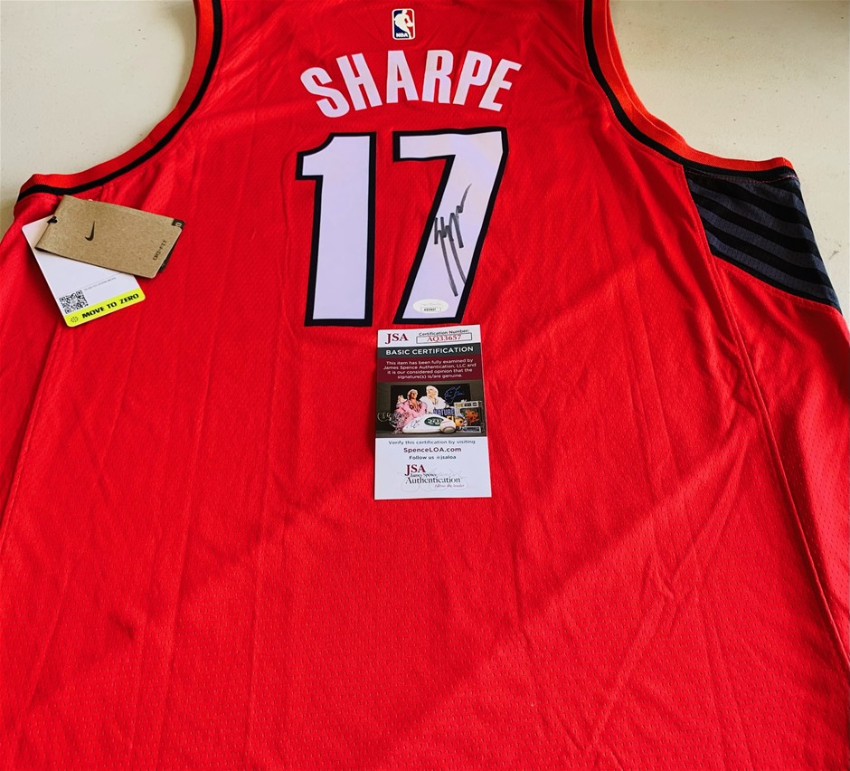 Shaedon Sharpe Signed Jersey - Rookie auto