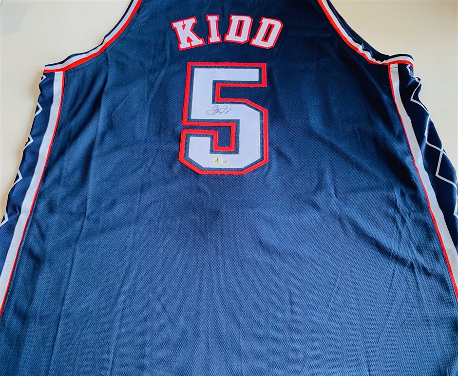 Jason Kidd Signed Jersey - New Jersey