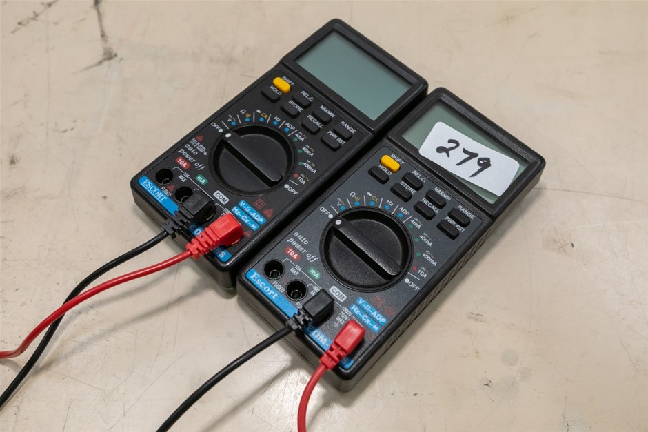 Multimeter full range digital handheld with test leads