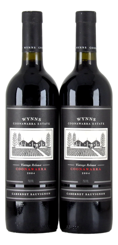 Wynns Cabernet Sauvignon 2004 (2x 750mL), Coonawarra.