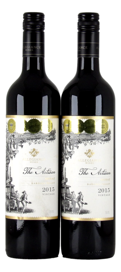Allegiance Artisan Shiraz 2015 (2x 750mL), Barossa Valley.
