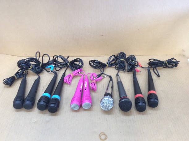 RockJam Mixed Brand and Model Microphones (Lot of 10)