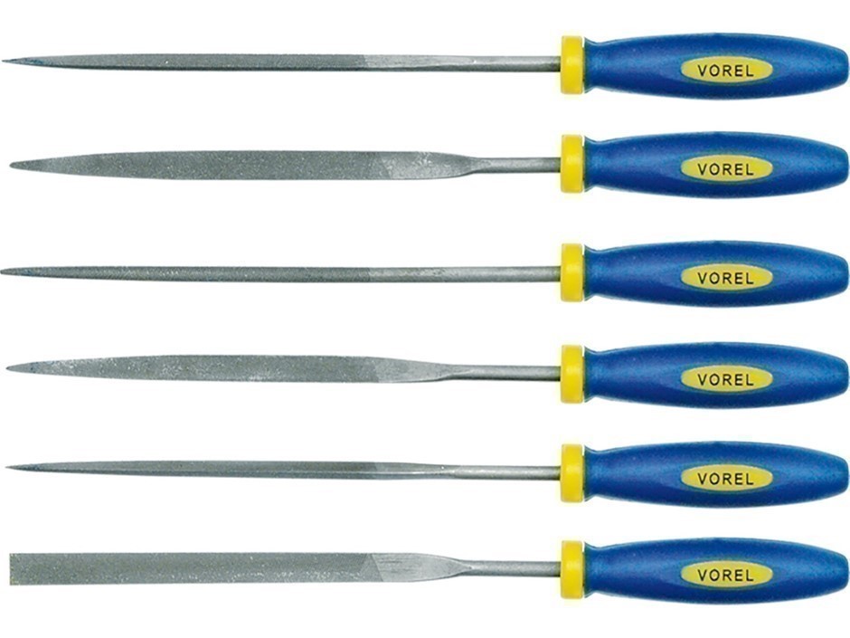 2 x VOREL 6pc 160mm Needle Files Sets.