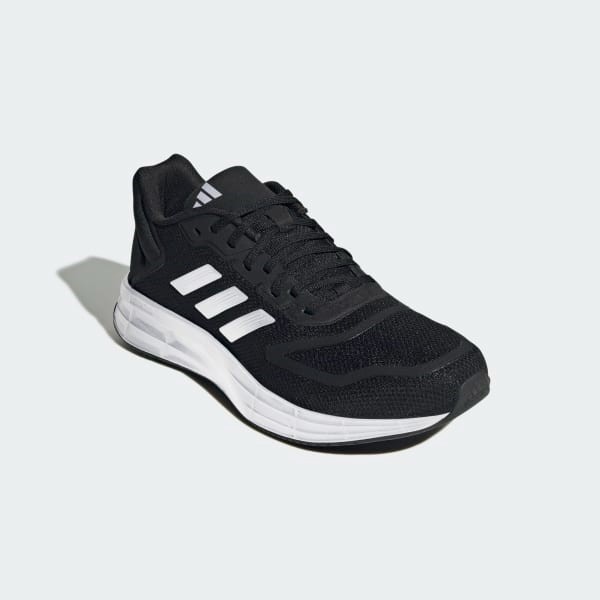 ADIDAS Men's Duramo 10 Shoes, Size US8, Black/White, GW8336. NB: has been t