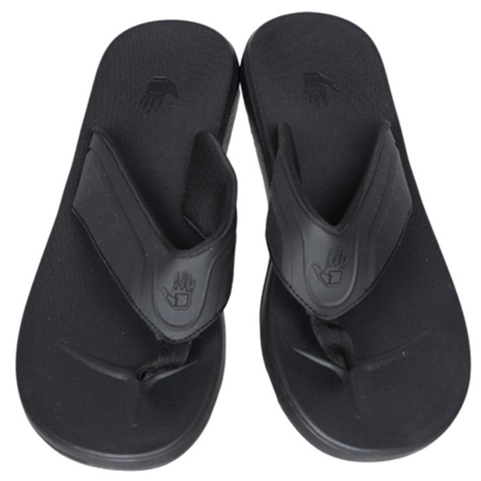 BODY GLOVE Men's Comfort Flip Flops, Size US 13, Black. Buyers Note - Disc