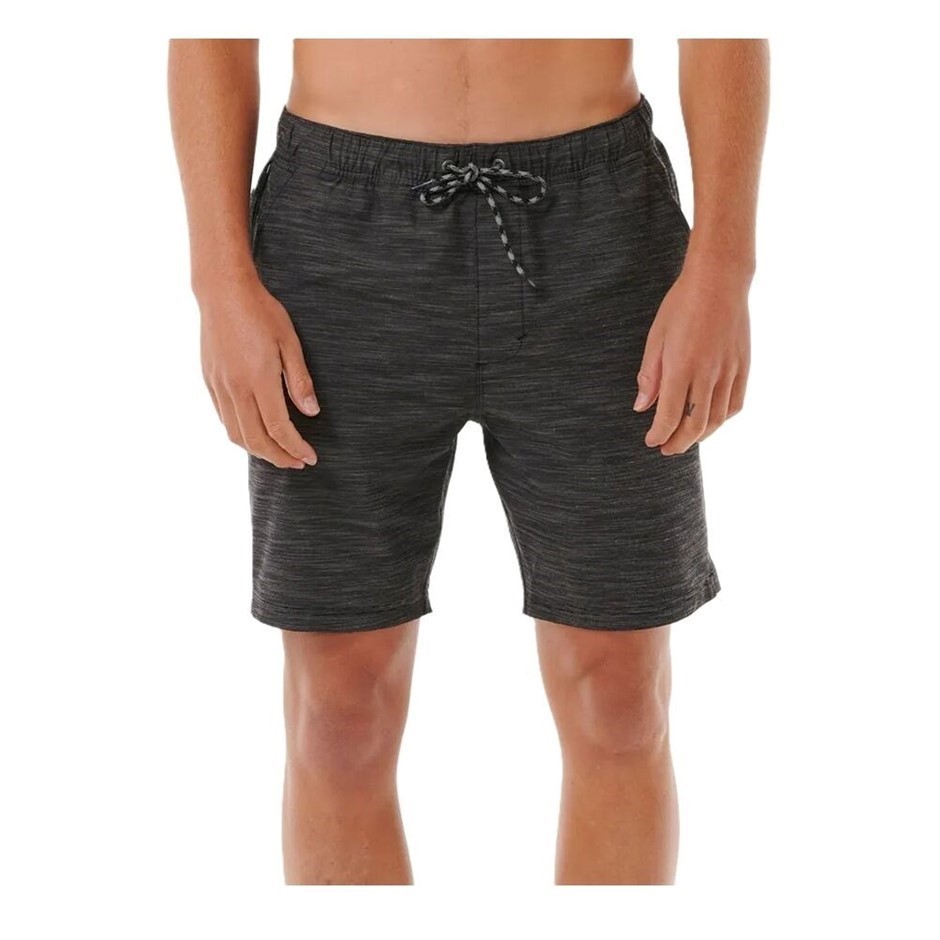 RIP CURL Men's Jackson 18" Volley Boardwalk Shorts, Size M, Black. RRP: $79