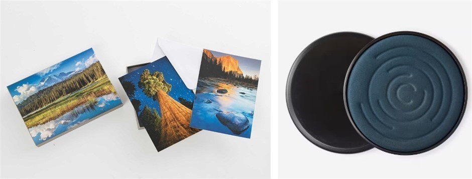 STATIONERY & FITNESS BUNDLE: IAN SHIVE The National Parks Blank Boxed Notec