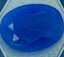 1.65 carat natural blue sapphire certified