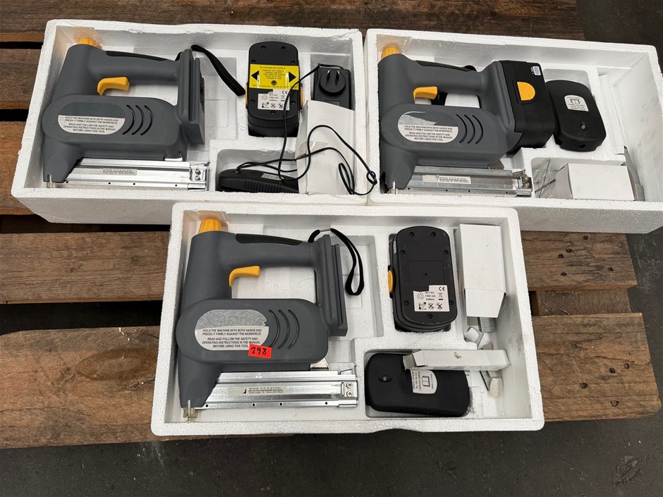 18V DC Cordless Nail Gun x 3 units