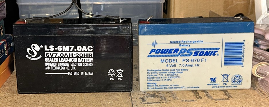 2x Used Batteries (Untested)
