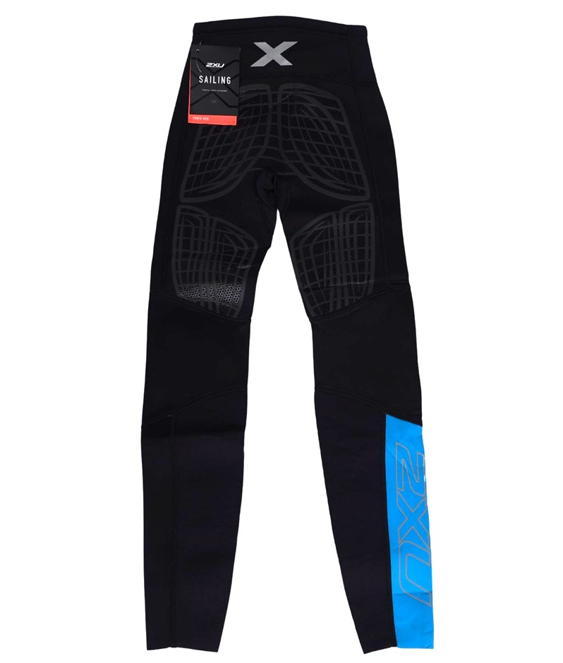3 x 2XU Men's High Performance Power Neoprene Pants, Size S, Black/Blue. B