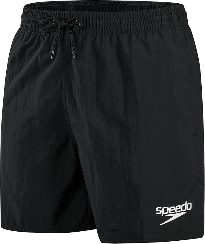 SPEEDO Men's 16" Essential Watershort, Size S, Black.  Buyers Note - Discou