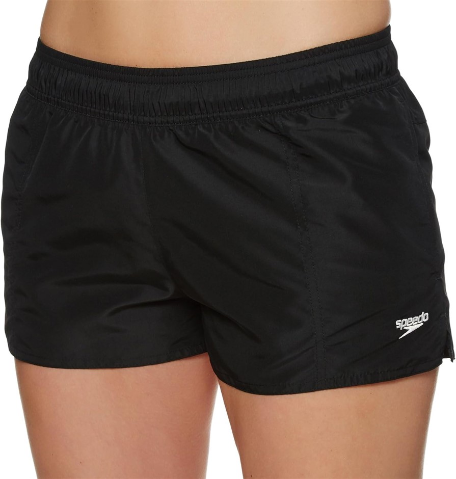 SPEEDO Women's Swim Short, Size M, Black. Buyers Note - Discount Freight R