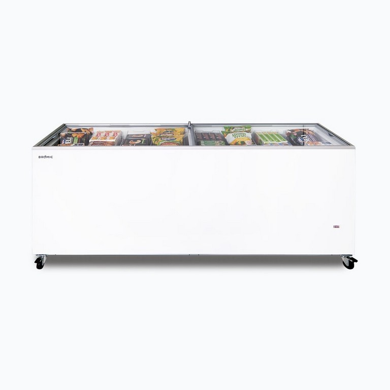 Bromic CF0700FTFG-NR Mobile 675L Flat GLS 7ft Chest Freezer