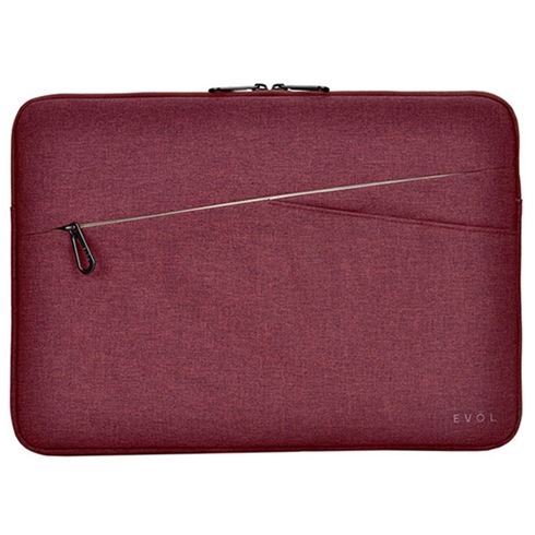 EVOL Sienna 13.3" Laptop Sleeve - Maroon (Laptop Sleeve Only)
