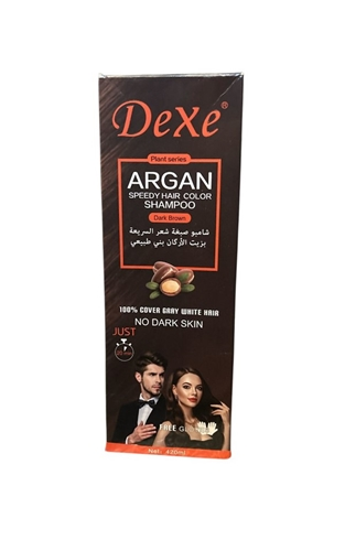 DEXE Argan Speedy Hair Colour Shampoo (Dark Brown)