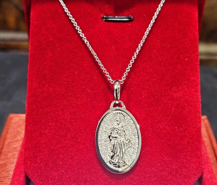 GRA Moissanite VVS1 Necklace-18k Real Gold-s925