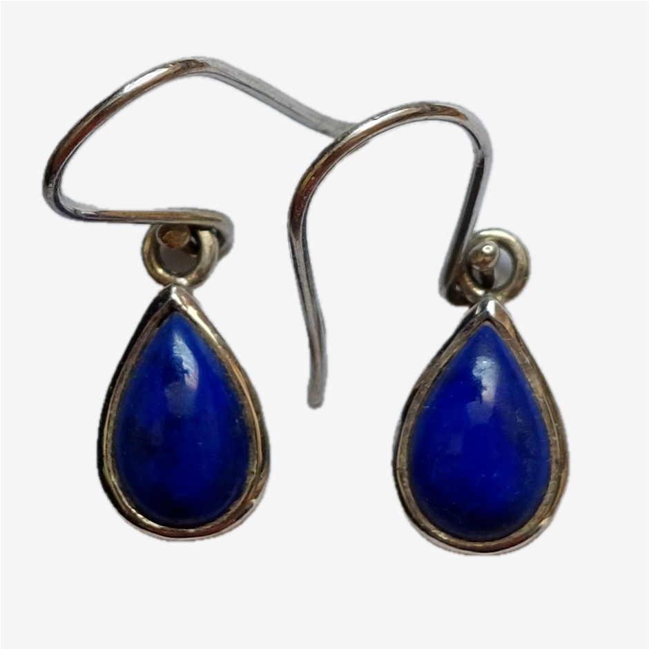 9kt W/gold 9x6 Lapis