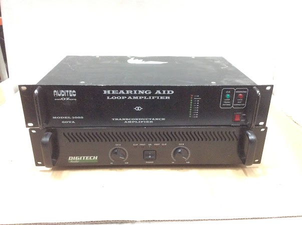 Digitech Digital Audio Amplifier& Hearing Aid Loop Amplifier (Lot of 2)