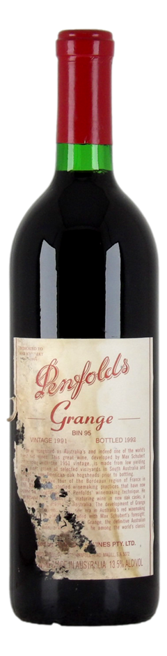 Penfolds Bin 95 Grange 1991 (1x 750mL) SA.