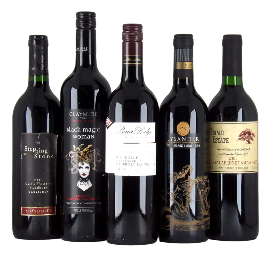 Mixed Cabernet Sauvignon Pack (5x 750mL) Multi Region