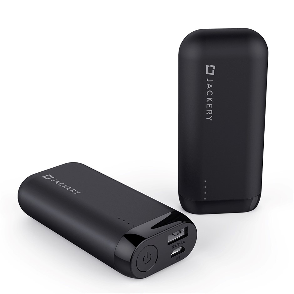 3 x JAKERY Trend 100 Power Bank w/ 5100mAh Battery Capacity - Black