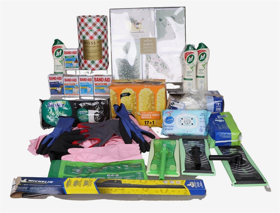 Assorted Household Products, inc. U BY KOTEX & SWIFFER, And More. NB: Not i