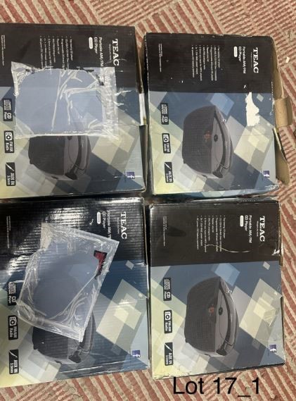 End of Lease Sale: 4x Teac Portable CD Player