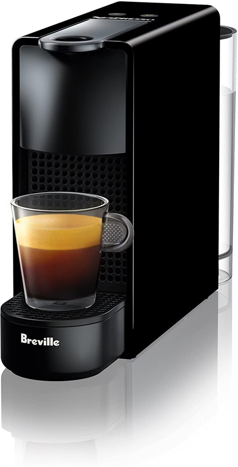 NESPRESSO Essenza Mini Solo Coffee Machine, Colour: Piano Black, Model: BEC