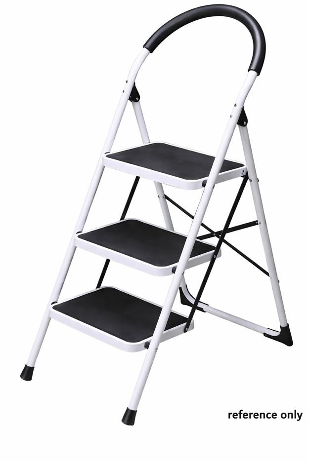 CERTA Steel Frame 3-Step Folding Ladder