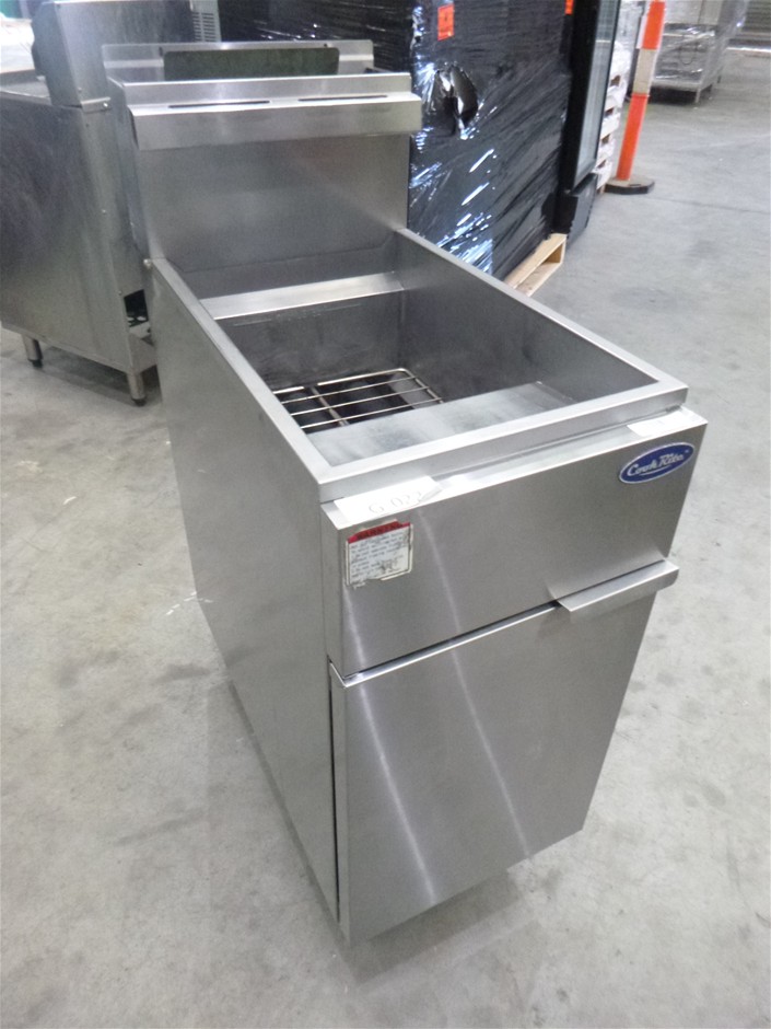 Cook Rite Stainless Steel Freestanding Gas Single Pan Deep Fryer