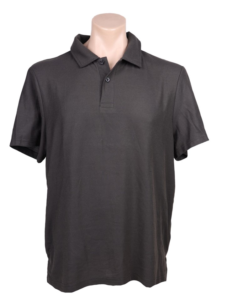 2 x 32DEGREES Men's Micro Pique Polo, Size 2XL, 100% Polyester, Charcoal.