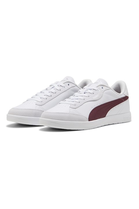 PUMA Women's Vikky Star OG Shoes, Size US9.5, White/Maroon (03), 214844. B