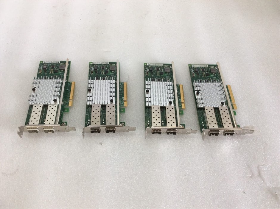Intel X520-SR2 10GbE Dual Port SFP+ PCIe Network Adapter (Lot of 4)