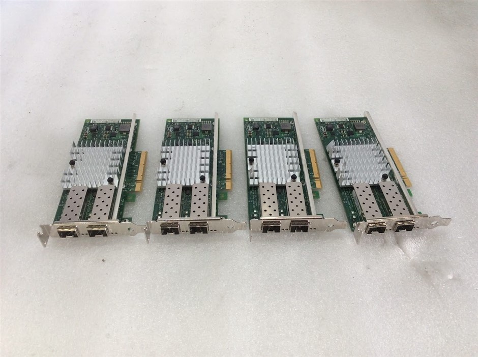 Intel X520-SR2 10GbE Dual Port SFP+ PCIe Network Adapter (Lot of 4)