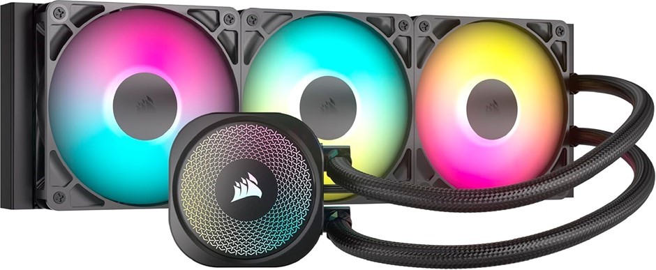 CORSAIR Nautilus 360 RS ARGB Liquid CPU Cooler – 360mm AIO – Low-Noise – Di