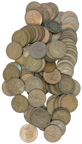 One Kilo of Australia KGV/King George VI/Queen Elizabeth