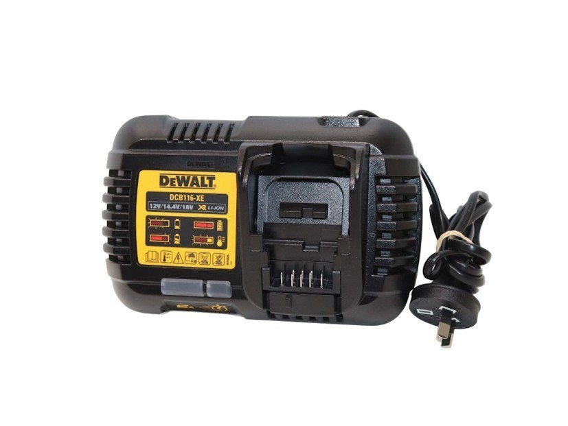 DeWalt DCB116-XE XR Li-ion Multi-Volt Fast Charger 12V 14.4V 18V. NB: Not i