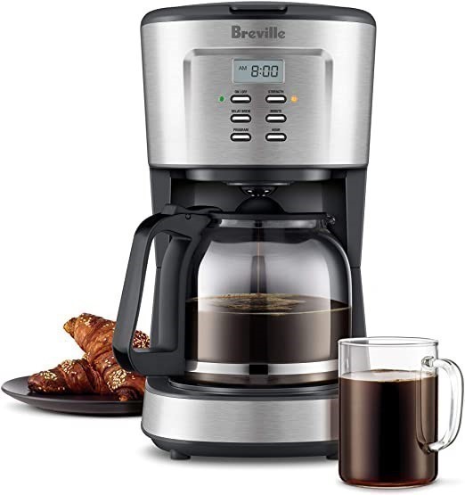 BREVILLE The Aroma Style Electronic Espresso Machine, 240W, LCM700BSS2JAN1.