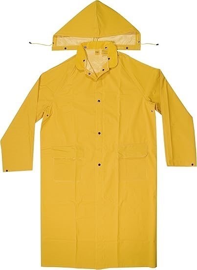 Custom Leathercraft CLC Climate Gear Leathercraft Rain Wear PVC Trench Coat