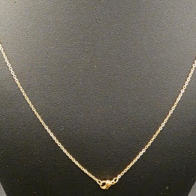 Designer long plain necklace - 24 inches