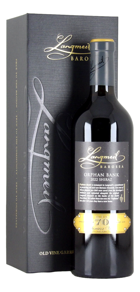 Langmeil Orphan Bank Shiraz 2022 (1x 750mL), SA.