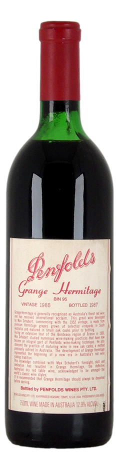 Penfolds Bin 95 Grange Hermitage 1985 (1x 750mL) SA.