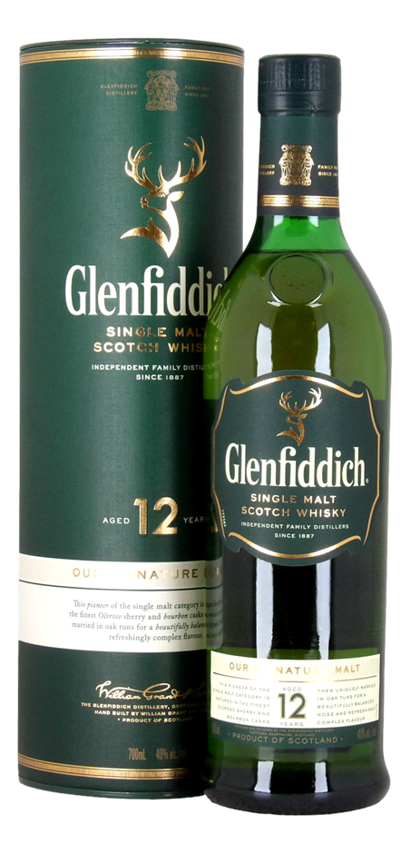 Glenfiddich Signature Single Malt 12Yr Scotch Whisky (1x 700mL), Scotland.