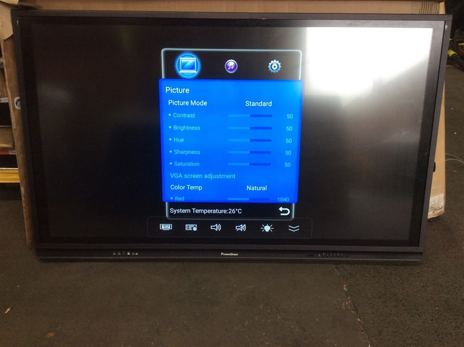 Promethean AP5-75-4K ActivPanel Touchscreen Display
