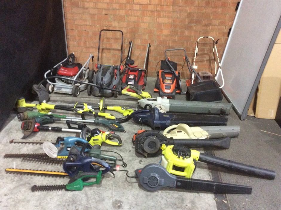 Mixed Lawn Mowers + Leaf Blowers + Garden Power Tools